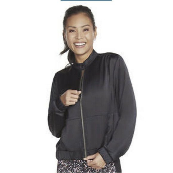 Skechers Women's Shine Time Bomber Jacket XL - Picture 2 of 7